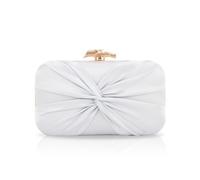 Jywmsc Clutch-Geldbörsen aus Satin mit Schleife für Damen, formelle Abendhandtaschen für Hochzeit, Abschlussball, Party, Club