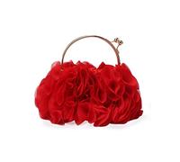 Jywmsc Damen Blumen Clutch Geldbörsen Satin Blume Abend Tasche Party Prom Handtaschen