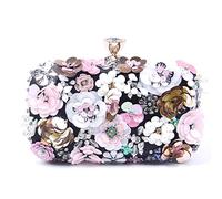 Jywmsc Damen Clutches Blume Abendtasche Handtasche Hochzeit Clutch Party Tasche