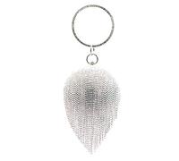Jywmsc Frauen Runde Ball Kristall Abend Clutch Geldbörse Quaste Hochzeit Handtaschen