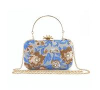 Jywmsc Frauen Stickerei Perlen Clutch Abendtaschen Vintage Geldbörsen für Formelle Party Hochzeit