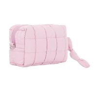 Jywmsc Gesteppte Kosmetiktasche Reise Toilettentasche für Frauen Kleine Kosmetiktasche Niedliche Puffer Organizer Tasche