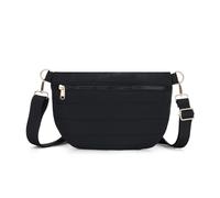 Jywmsc Puffer Crossbody Taschen für Frauen Kleine Puffy Sling Geldbörse Gesteppte Schulter Handtasche Fanny Pack Gürteltasche