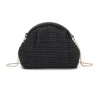 Jywmsc Stroh Clutch Handtasche für Frauen Sommer Strand Taschen gewebt Urlaub Abend Taschen Hollow Schulter Handtasche