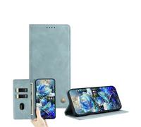 JZ Ultra-dünne PU Leder Wallet Fall für OnePlus Nord CE4 5G mit Kartenschlitzen, RFID-Blockierung, Kickstand & Magnetverschluss - Lake Blue