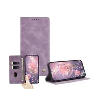 JZ Ultra-dünne PU Leder Wallet Fall für Xiaomi CIVI 1S mit Kartenschlitzen, RFID-Blockierung, Kickstand & Magnetverschluss - Violet