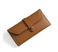 JZFOACHR Brieftaschen, Frauen Brieftaschen Langer Brieftasche Top Lederkartenhalter Coin Telefon Geldbörse Damen Clutch Wallet für Wome (B 19 * 9,5 * 3cm)