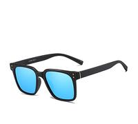 JZFOACHR Männer und Frauen polarisierte Retro-Quadrat-fahrende Mode-Sonnenbrille Strand-Sonnenbrille (Farbe: A)