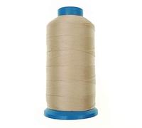 JZK 1500 Yard T70 69# beige starkes haltbares Nylonnähgarn für Polstermöbel, Leder, Jeans, Canvas, Teppichvorhänge, Perlenstickerei für industrielle Maschinen, Overlock, Handnähen.
