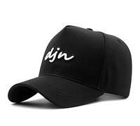 JZTDYPP Basecap Herren 5 Panele Cotton Trucker Cap Herren Sport Snapback Hüte Big Head Herren Übergröße Große Baseballkappen,Schwarz Weiß,55-60Cm