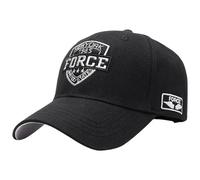 JZTDYPP Basecap Herren Big Head Man Übergröße Baseballkappe Herren Erwachsene Outdoor Baumwolle Große Snapback Trucker Hat Unisex Baseballkappe,Schwarz Silber,56-60Cm