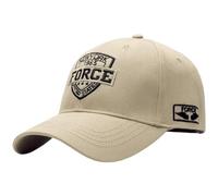 JZTDYPP Basecap Herren Big Head Man Übergröße Baseballkappe Herren Erwachsene Outdoor Baumwolle Große Snapback Trucker Hat Unisex Baseballkappe, Khaki Schwarz, 60-65Cm