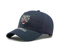 JZTDYPP Basecap Herren Tiger Hat Bestickte Hardtop-Baseballkappe Dad Trucker Hat Verstellbare Coole Hip Hop Strapback-Kappe Für Männer Und Frauen, Marineblau, Einheitsgröße
