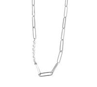 JZWCHQ Frauen Halsketten Boutique Anhänger 925 Perlen für Frauen Light Chip Hop Accessoires Die für Frauen/Perlen Halskette