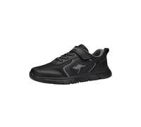 Kangaroos K-ETK Zig EV Sneaker, Jet Black/Mono, 38 EU
