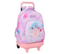 Safta K-pop Demon Hunters Artist 33l Wheeled Backpack Rosa Kinder