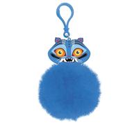 K-Pop Demon Hunters (Derpy) Pom Pom Schlüsselanhänger, offizielles Lizenzprodukt, Schlüsselanhänger, Taschenanhänger, Sammlerstück, Anime-Gaming-Zubehör, Rucksack, Handtasche, Schlüsselanhänger