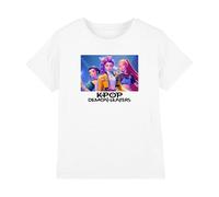 K-Pop Demon Hunters - Heroic Huntrix Huntr/X Kids T Shirt, White, 9-11 Years