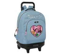 Safta K-pop Demon Hunters 33l Wheeled Backpack Blau Kinder
