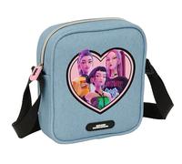 K-POP Demon Hunters HUNTR/X Kleine Umhängetasche, Kindertasche, ideal für Kinder von 5 bis 14 Jahren, bequem und vielseitig, robust, 16 x 4 x 18 cm