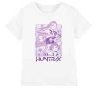 K-Pop Demon Hunters - Huntrix Huntr/X Manga Panels Trio Kids T Shirt, White, 9-11