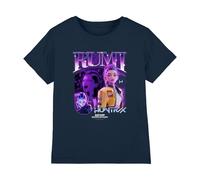 K-Pop Demon Hunters - Huntrix Huntr/X Rumi Bootleg Kids T Shirt, Navy, 5-6