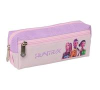 K-POP Demon Hunters ICONIC Federmäppchen mit drei Fächern, klein, ideal für Kinder im Schulalter, bequem und vielseitig, Widerstandsfähigkeit, 22 x 6 x 8,5 cm