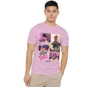 K-Pop Demon Hunters - Saja Boys Era Grid Unisex T Shirt, Light Pink, Small