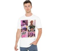 K-Pop Demon Hunters - Saja Boys Era Grid Unisex T Shirt, White, Medium