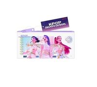 K-POP Demon Hunters Stationery Federmäppchen, für Kinder, ideal für Kinder im Schulalter, bequem und vielseitig, Widerstandsfähigkeit, 22,5 x 10,5 cm