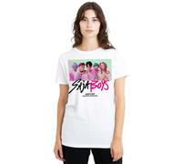 K-Pop Demon Hunters Women's Saja Boys Photo Frame Ladies, White T-Shirt, Large