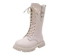 K-popde-mon hun-ters Stiefel Kinder Mädchen Gefütterte Gummistiefel Boots Klassische Winterstiefel Schnürstiefel Mit Seitlichen Reißverschlüssen Plüsch Hohe Warmem Stiefel Boots Herbststiefel