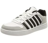K-Swiss Court Palisades Herren Turnschuh , White Gray Black, 42.5 EU