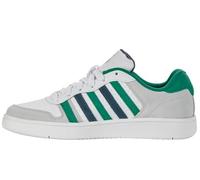 K-Swiss Court Palisades Herren Turnschuh, White Peppergreen, 40 EU