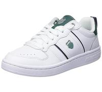 K-Swiss Damen Lozan Match LTH Sneaker, White/PosyGreen/Peacoat, 37.5 EU