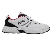 Sneaker K-SWISS "FARIO LTH", Herren, Gr. 44, wht, blk, marsrot, Synthetik, Schuhe Sneaker (81536842-44) wht, blk, marsrot
