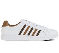 Sneaker K-SWISS "Court Tiebreak" Gr. 42, white, toasted coconut, chocolate brown Schuhe (71763860-42) white, toasted coconut, chocolate brown