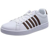 K-Swiss Herren Court TIEBREAK Sneaker, White/Cappuccino, 42 EU