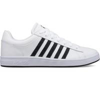 K-Swiss Herren Court Winston Sneaker, White/Black/Black, 43 EU