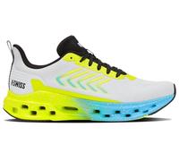 K-Swiss Herren Melrose Tubes LITE Running Shoe, White/Black Beauty/Evening Primerose/Aquarius, 42.5 EU