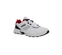 Sneaker K-SWISS "FARIO LTH", Herren, Gr. 45, wht, blk, marsrot, Synthetik, Schuhe Sneaker (81536842-45) wht, blk, marsrot