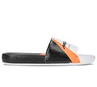 K-Swiss Kswiss Women's Slide SNDL X Mclaren,Wht/Black/Papaya,38EU