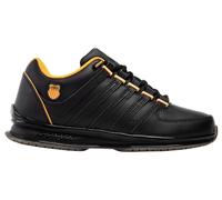 Sneaker K-SWISS "RINZLER", Herren, Gr. 41, schwarz, orange poppy, Leder, Schuhe Sneaker (29738968-41) schwarz, orange poppy