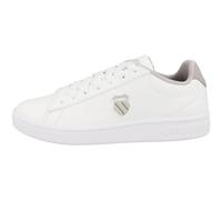 K-Swiss Woman's Court Shield Sneaker, Wt/Ash of Ros/Crnstk, 38 EU