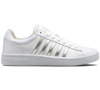 K-Swiss Woman's Court Winston Sneaker, White/Champagne, 43 EU