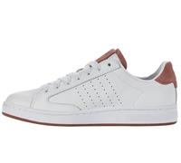 K-Swiss Woman's Lozan Klub LTH Sneaker, Wht/Wht/Lt Mhogny Sd, 36 EU