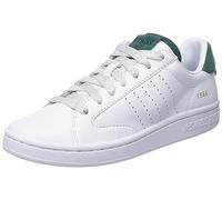 K-Swiss Woman's Lozan Klub LTH Sneaker, Wht/Wht/Posy Grn Sd, 39 EU