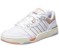 K-Swiss Woman's Si-18 Rival Sneaker, Wht/Apricot/Whsp Wht, 38 EU