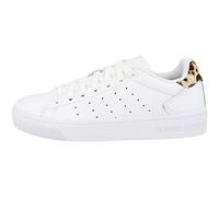K-Swiss Womens Court Frasco II Sneaker, White/Cheetah,39 EU