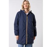 K-Way - Lang, gefütterte und wasserfeste Jacke - Unisex - Le Vrai 4.0 Eiffel East Orsetto - Le Vrai 4.0 Eiffel East Orsetto Depht Blue für Navy blau M